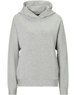 Marc O'Polo Pulls|Sweat à capuche jersey gris