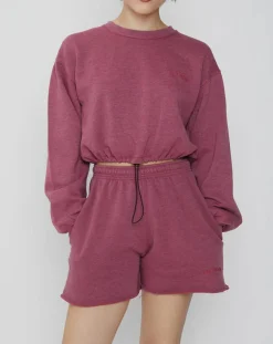 BDG by Urban Outfitters Pulls|Sweat bubble hem framboise