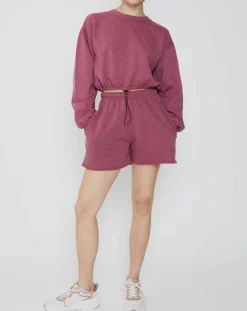 BDG by Urban Outfitters Pulls|Sweat bubble hem framboise