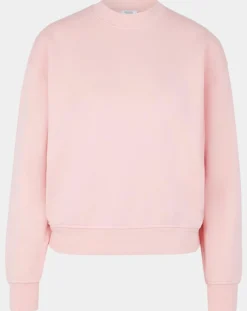 Galeries Lafayette Sweats|Sweat court en Coton bio molletonné Billie rose