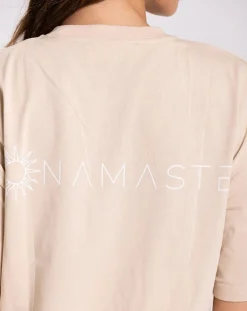 Onamaste T-Shirts|Tee Shirt Oversize beige