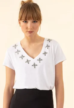 Bleu Blanc Rouge T-Shirts|Tee-Shirt Marco blanc