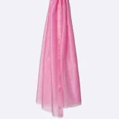 Petrusse Echarpes, Foulards|Étole en Laine & Soie Elegie rose - 70x200 cm