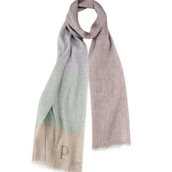 Petrusse Echarpes, Foulards|Étole en Lin & Coton Slow taupe - 70x200 cm