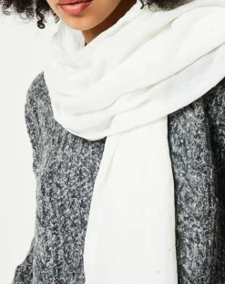 Galeries Lafayette Echarpes, Foulards|Étole Foil écrue - 180x87 cm