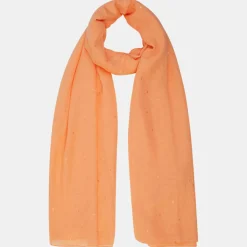 Galeries Lafayette Echarpes, Foulards|Étole Foil orange clair - 180x87 cm