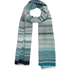 Petrusse Echarpes, Foulards|Étole Horizons bleue - 70x200 cm