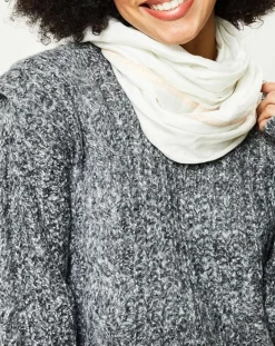 Galeries Lafayette Echarpes, Foulards|Étole Lurex Sarah écrue - 184x77 cm