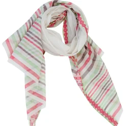 Petrusse Echarpes, Foulards|Étole Maria en Coton & Soie mélangés beige - 90x180 cm