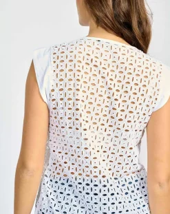 Lauren Vidal Tops Et Blouses|Top Bobbie blanc