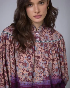 Manoush Tops Et Blouses|Top Bohemian Hindi camel