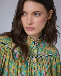 Manoush Tops Et Blouses|Top Bohemian Hindi kaki