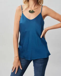 Lauren Vidal Tops Et Blouses|Top Cindy azur