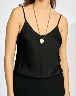 Lauren Vidal Tops Et Blouses|Top Cindy noir