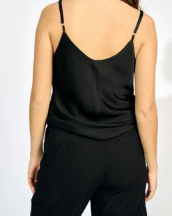 Lauren Vidal Tops Et Blouses|Top Cindy noir