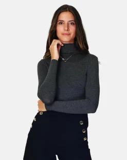 Assuili Tops Et Blouses|Top Col Roulé Pauline loup