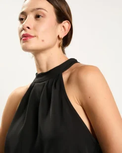 Lauren Vidal Tops Et Blouses|Top Colbie noir