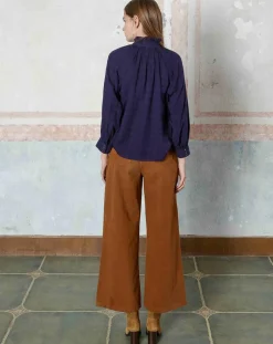 See u Soon Tops Et Blouses|Top en Coton & Lin Sarra violet