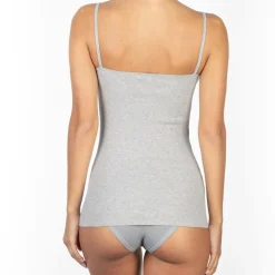 Mare Lingerie, Nuit|Top en coton gris