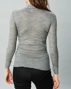 Mare Tops Et Blouses|Top en Laine mélangée gris