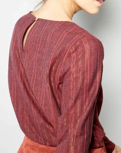 Karl Marc John Tops Et Blouses|Top en Lin mélangé Flaubert terracotta