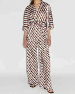 Zapa Tops Et Blouses|Top Kimono fluide Vieran imprimé multicolore