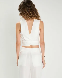 The Korner Tops Et Blouses|Top Laurence blanc