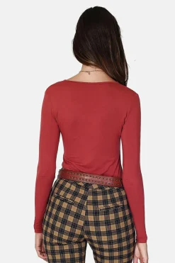 Assuili Tops Et Blouses|Top Nisa bois de rose