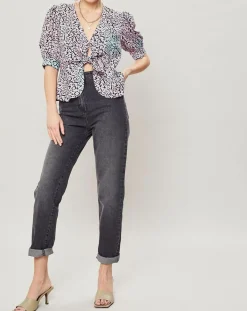 Manoush Tops Et Blouses|Top Panthère bleu/rose