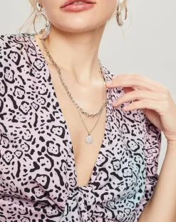 Manoush Tops Et Blouses|Top Panthère bleu/rose