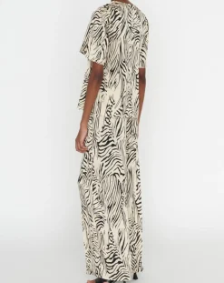 Zapa Tops Et Blouses|Top Tangui imprimée animal noir/beige