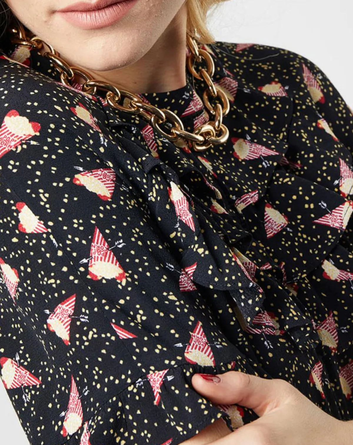 Karl Marc John Tops Et Blouses|Top Tijuana imprimé noir