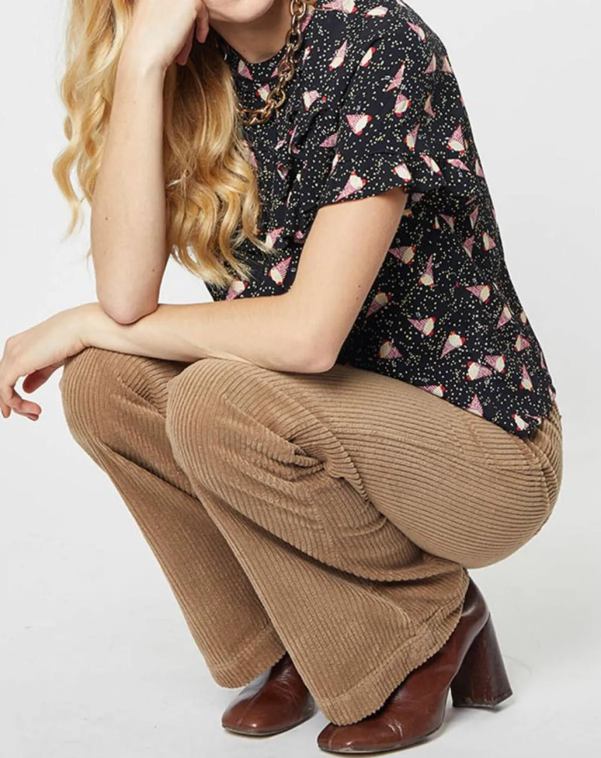 Karl Marc John Tops Et Blouses|Top Tijuana imprimé noir