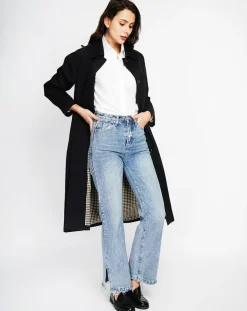 Assuili Manteaux|Trench Léa noir