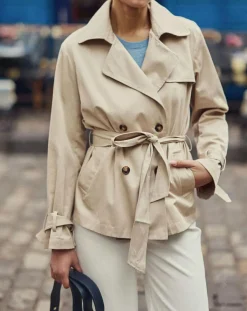 La Petite Etoile Manteaux|Trench Narago beige