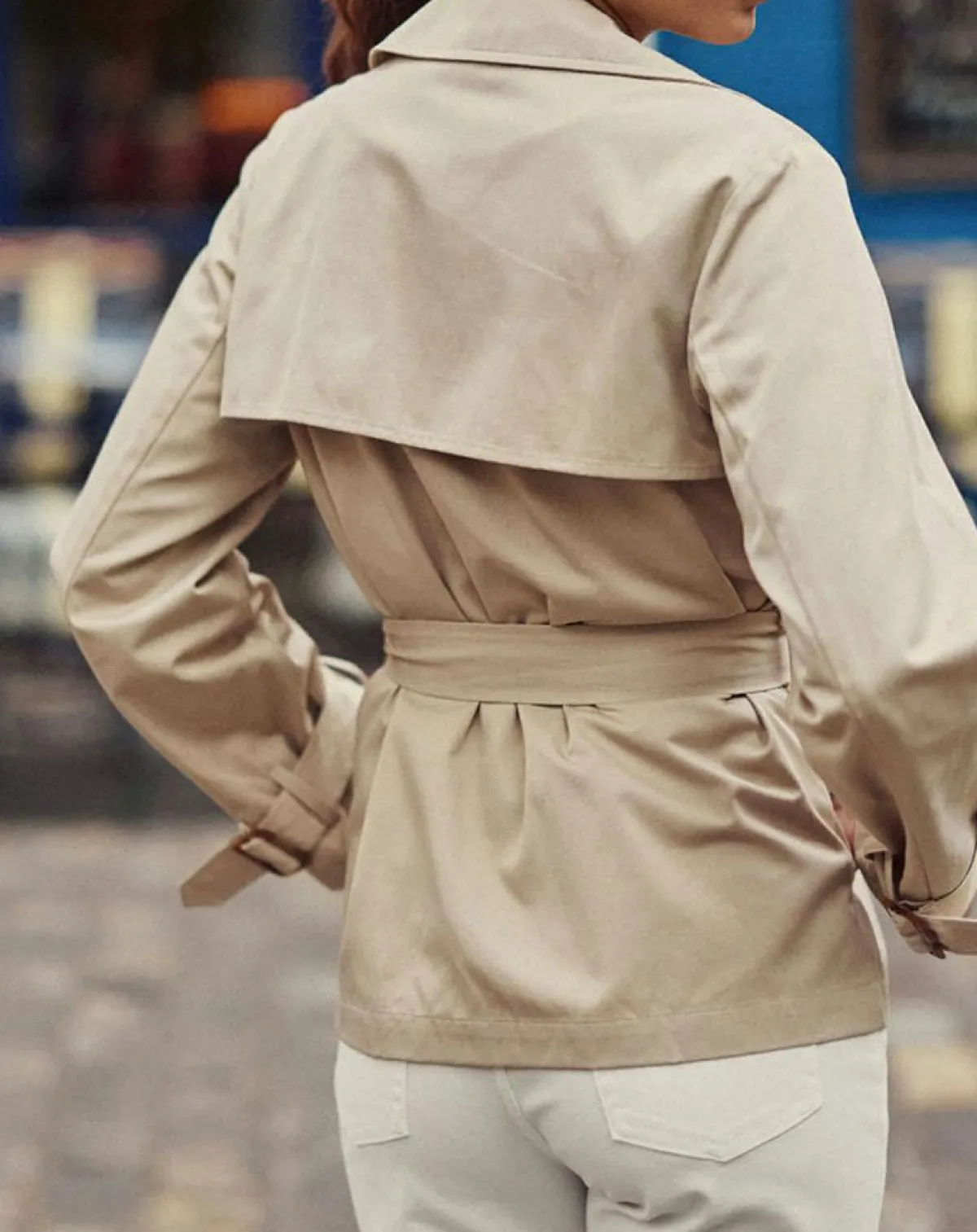 La Petite Etoile Manteaux|Trench Narago beige