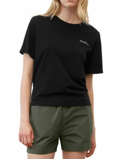 Marc O'Polo T-Shirts|T-Shirt 100% Coton Bio imprimé nature noir
