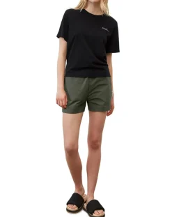 Marc O'Polo T-Shirts|T-Shirt 100% Coton Bio imprimé nature noir