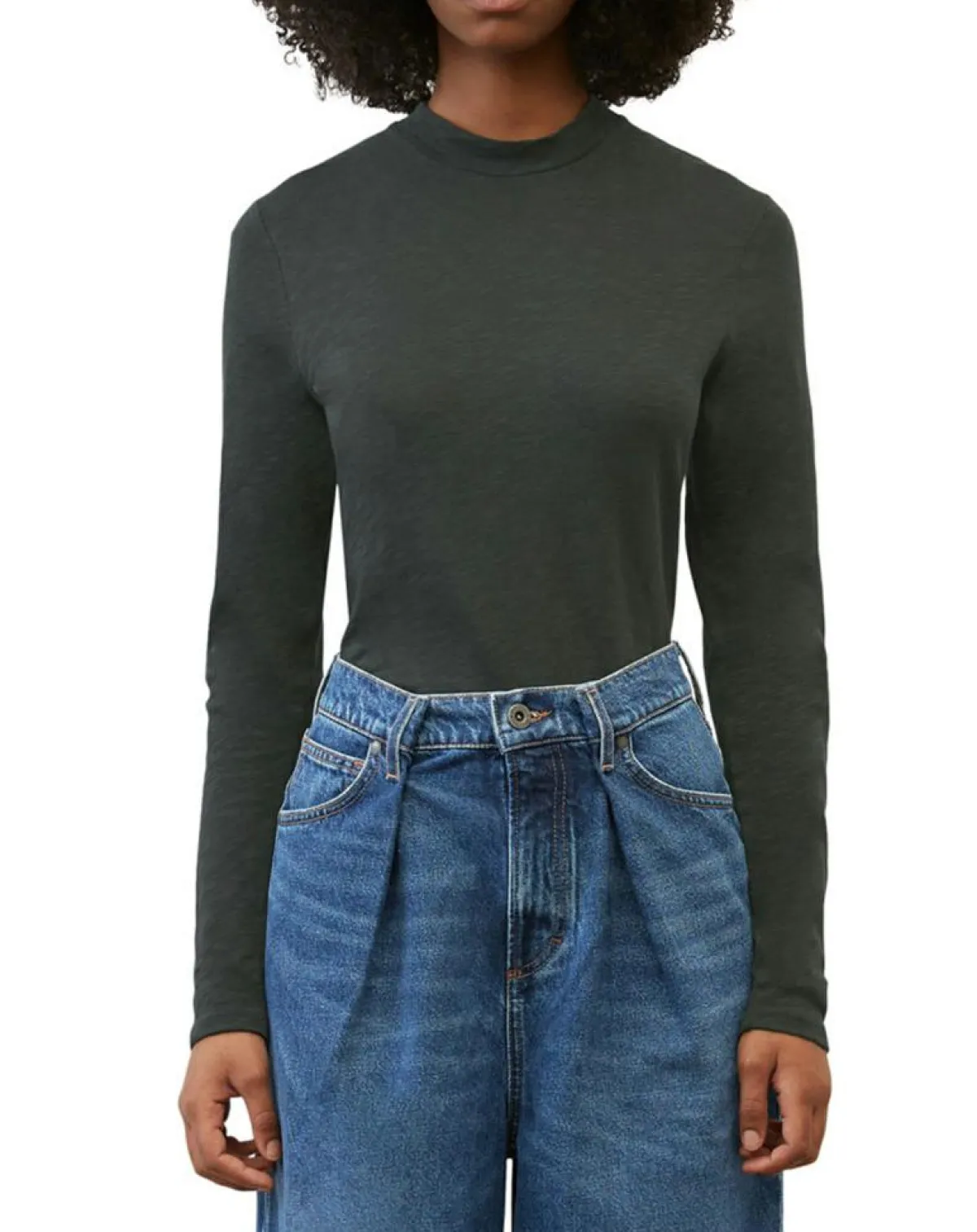 Marc O'Polo T-Shirts|T-Shirt 100% Coton Bio vert foncé