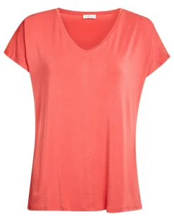 Femilet T-Shirts|T-Shirt col V pêche