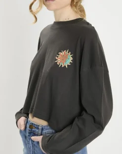 Billabong T-Shirts|T-Shirt cropped Boyfriend noir