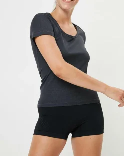 Odlo T-Shirts|T-Shirt Cubic Régulateur Thermique anthracite/noir