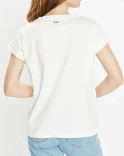 Galeries Lafayette T-Shirts|T-Shirt en Coton Bio Sisters blanc