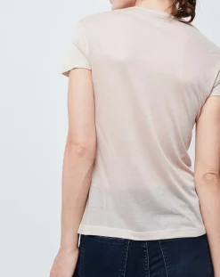 John Galliano T-Shirts|T-Shirt Imprimé beige