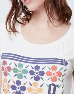 John Galliano T-Shirts|T-Shirt imprimé blanc cassé/multicolore