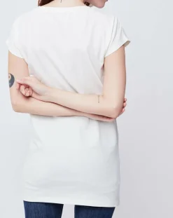 John Galliano T-Shirts|T-Shirt imprimé blanc cassé/multicolore