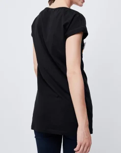 John Galliano T-Shirts|T-Shirt imprimé Gazette noir