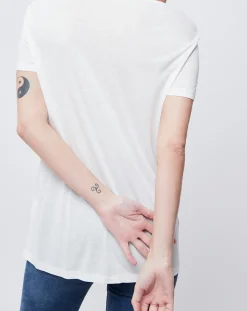 John Galliano T-Shirts|T-Shirt imprimé girafes blanc cassé/jaune/noir