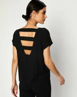 Huit T-Shirts|T-Shirt Jeanne noir