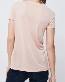 John Galliano T-Shirts|T-Shirt rose pâle